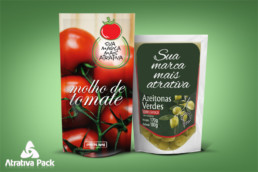 Atrativa Pack embalagens stand up pouch
